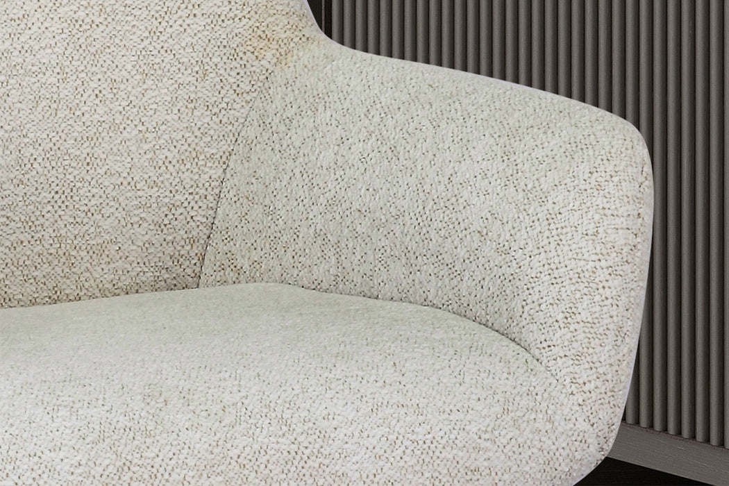 Stoel 'Modest' Draaibaar Stof Fabb Raven 22 Ecru (1 per doos)