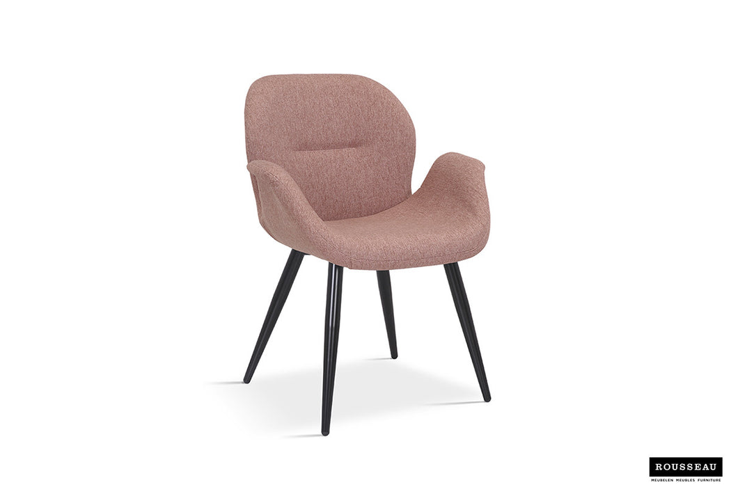 SALE - Stoel 'Maxim' Stof Roze (2 per doos)