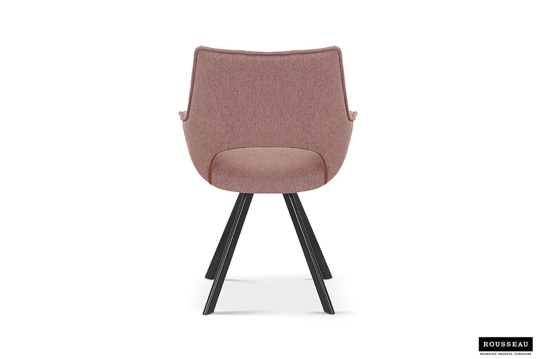 SALE - Stoel 'Tim' Stof Roze (2 per doos)