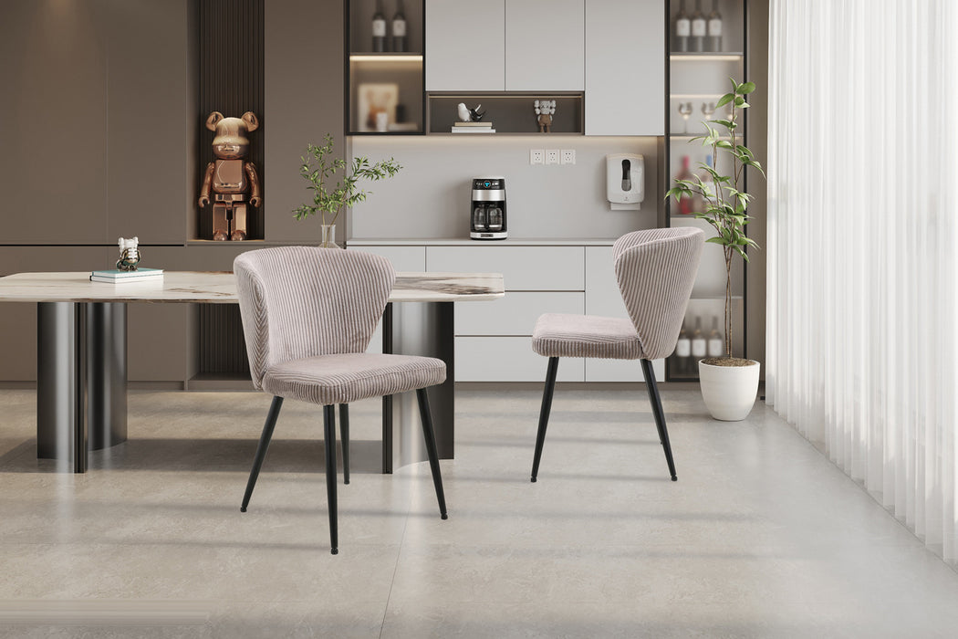 Stoel 'Tornado' Corduroy Fabb Hyper 38 Zand (2 per doos)