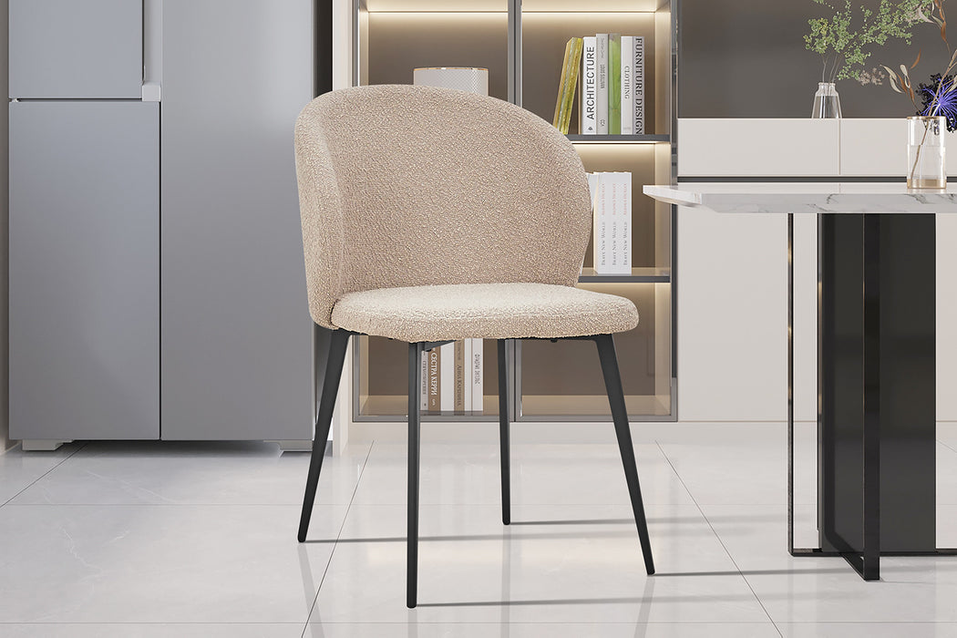 Stoel 'Toledo' Bouclé Zand (2 per doos)