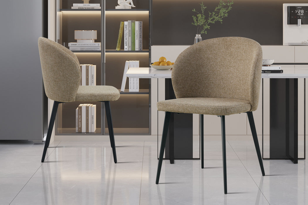 Stoel 'Toledo' Stof Zand (2 per doos)