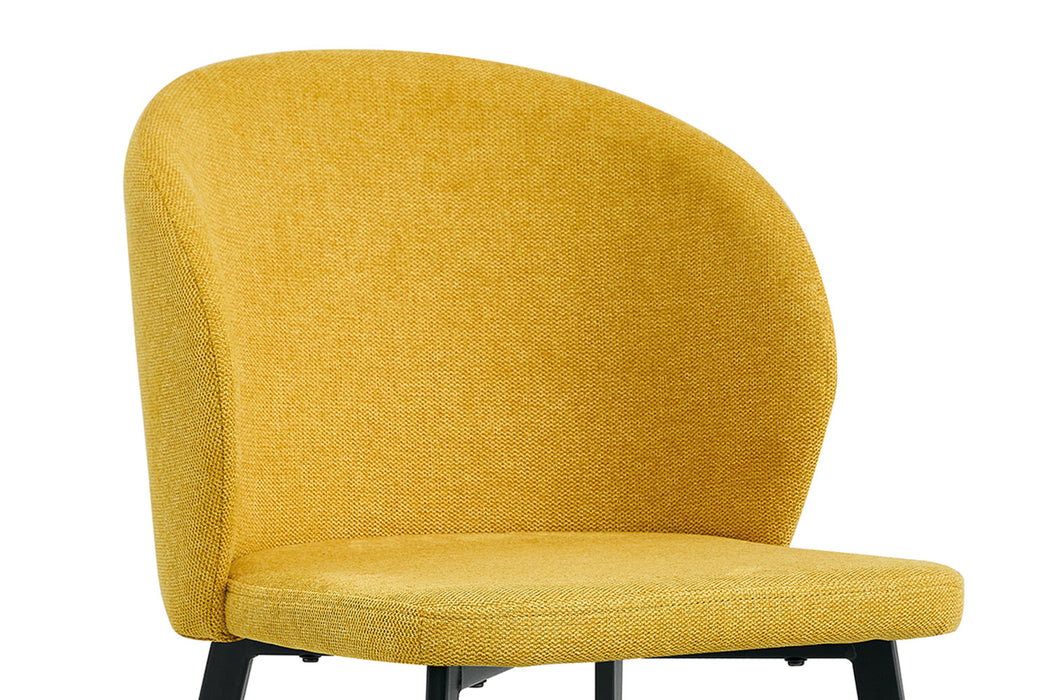 Stoel 'Toledo' Stof Geel (2 per doos)