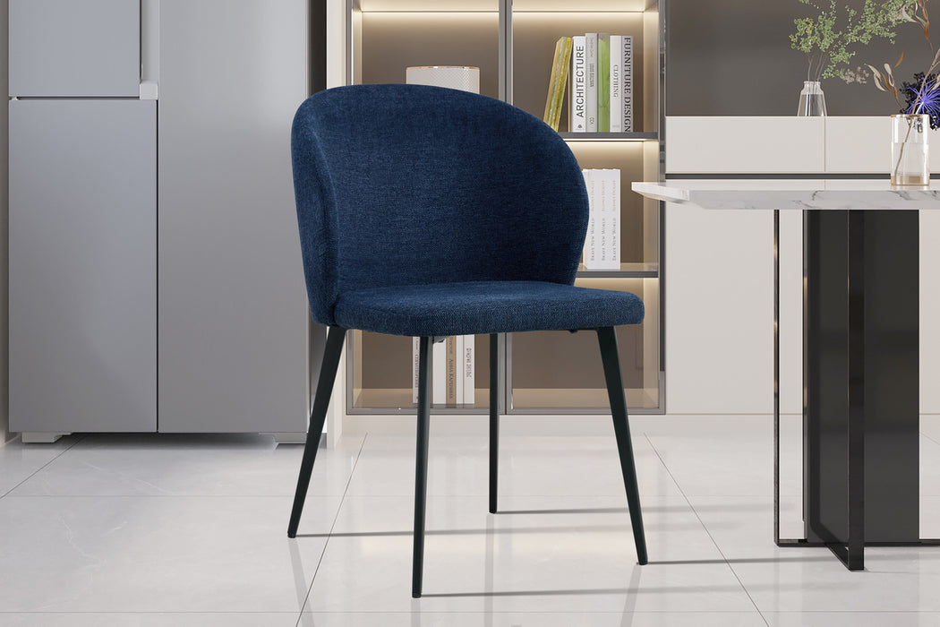 SALE - Stoel 'Toledo' Stof Blauw (2 per doos)