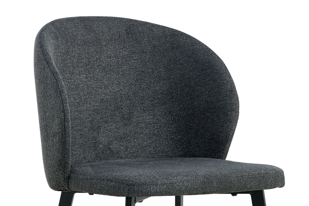 Stoel 'Toledo' Stof Donkergrijs (2 per doos)