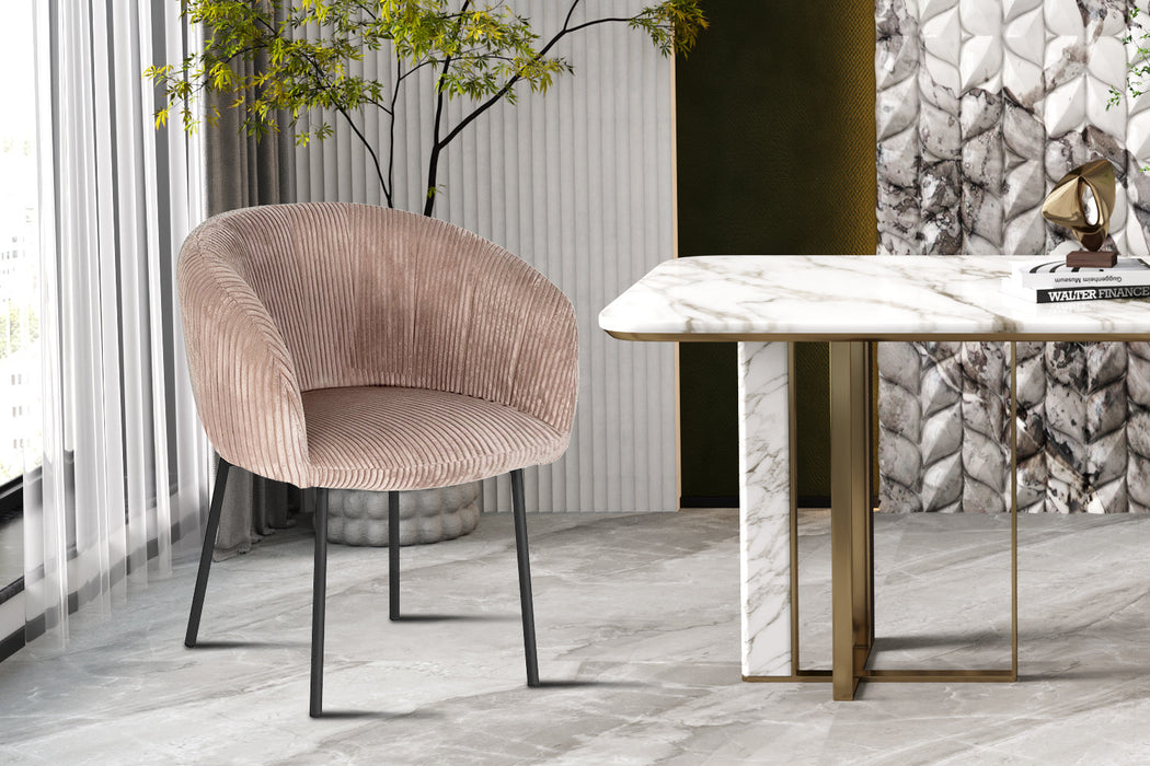 Stoel 'Sevilla' Corduroy Fabb Hyper 38 Zand (2 per doos)