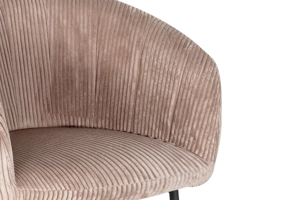 Stoel 'Sevilla' Corduroy Fabb Hyper 38 Zand (2 per doos)