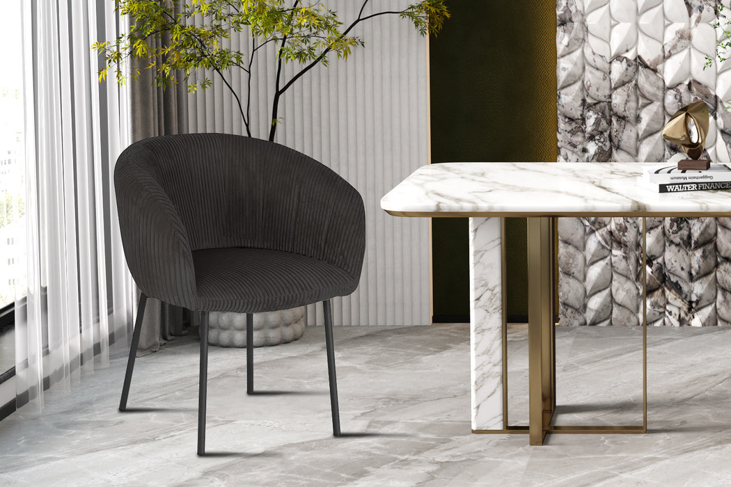 Stoel 'Sevilla' Corduroy Fabb Hyper 16 Grijs (2 per doos)