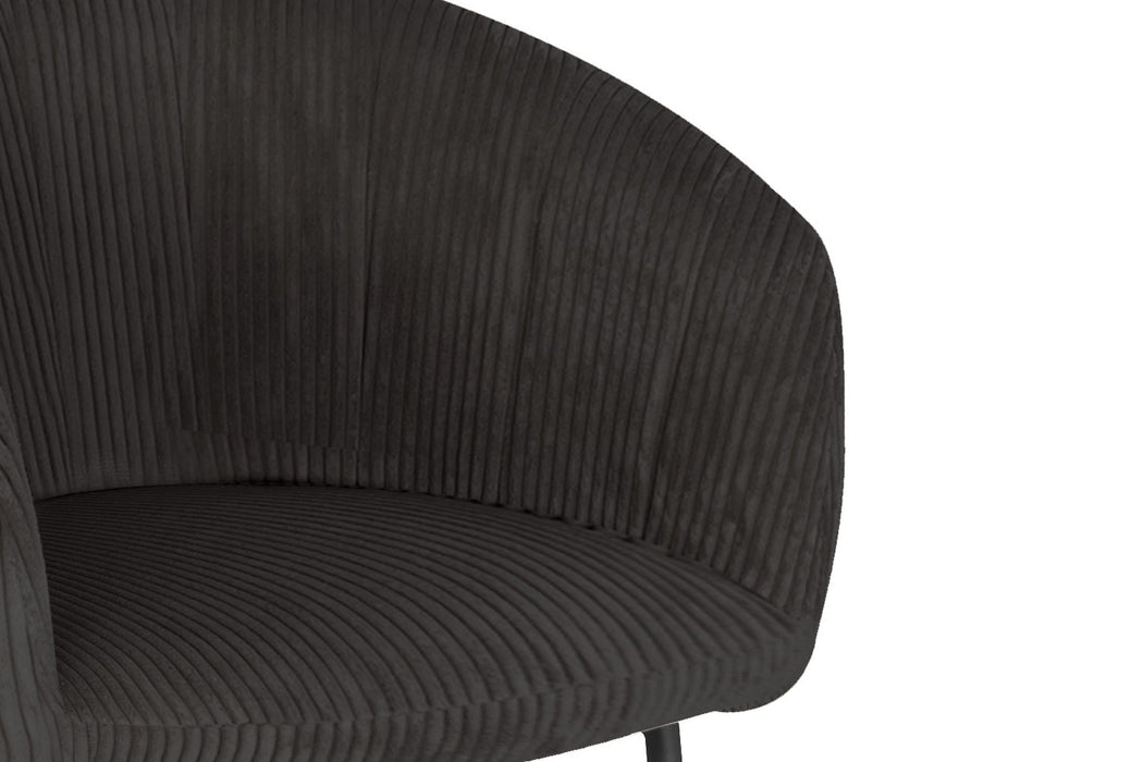 Stoel 'Sevilla' Corduroy Fabb Hyper 16 Grijs (2 per doos)