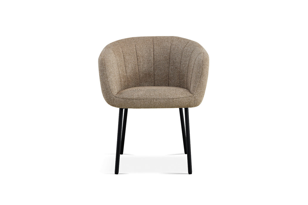 Stoel 'Sevilla' Stof Zand (2 per doos)