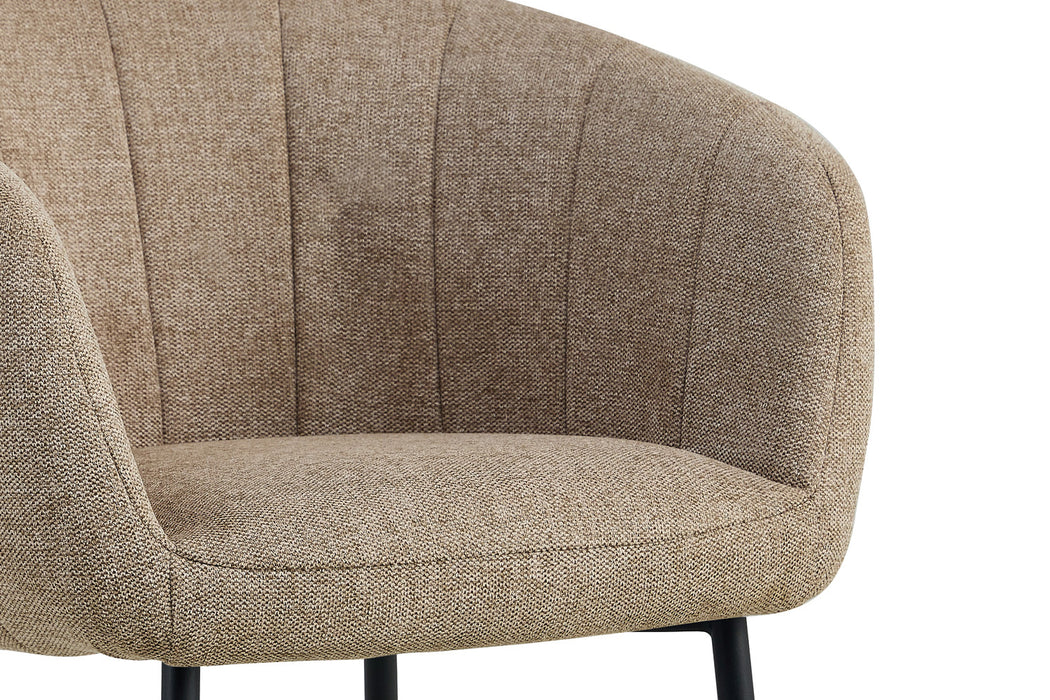 Stoel 'Sevilla' Stof Zand (2 per doos)