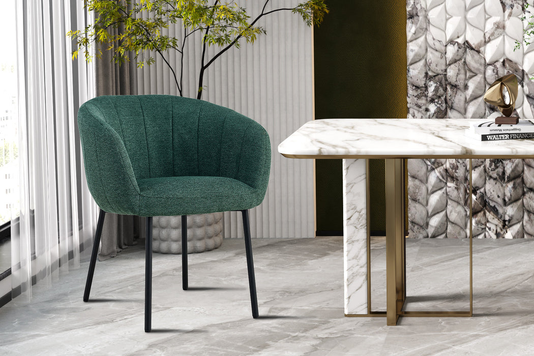 Stoel 'Sevilla' Stof Groen (2 per doos)