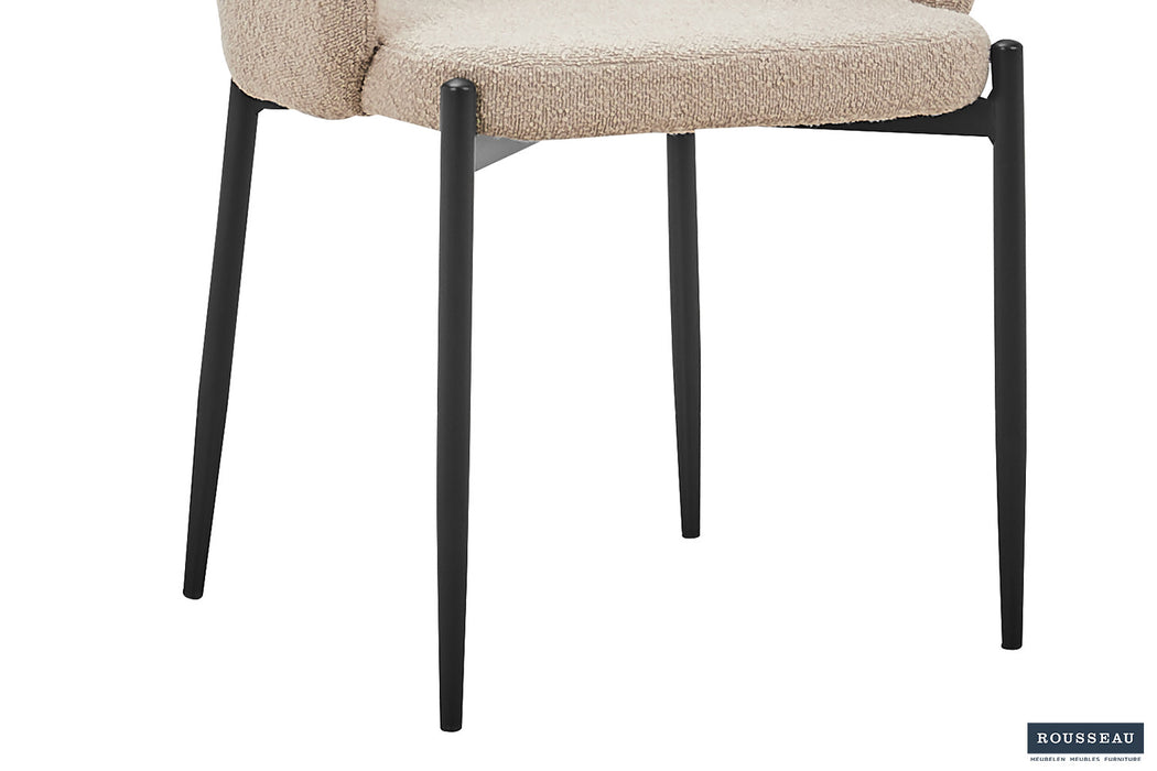 Stoel 'Bilbao' Bouclé Zand (2 per doos)