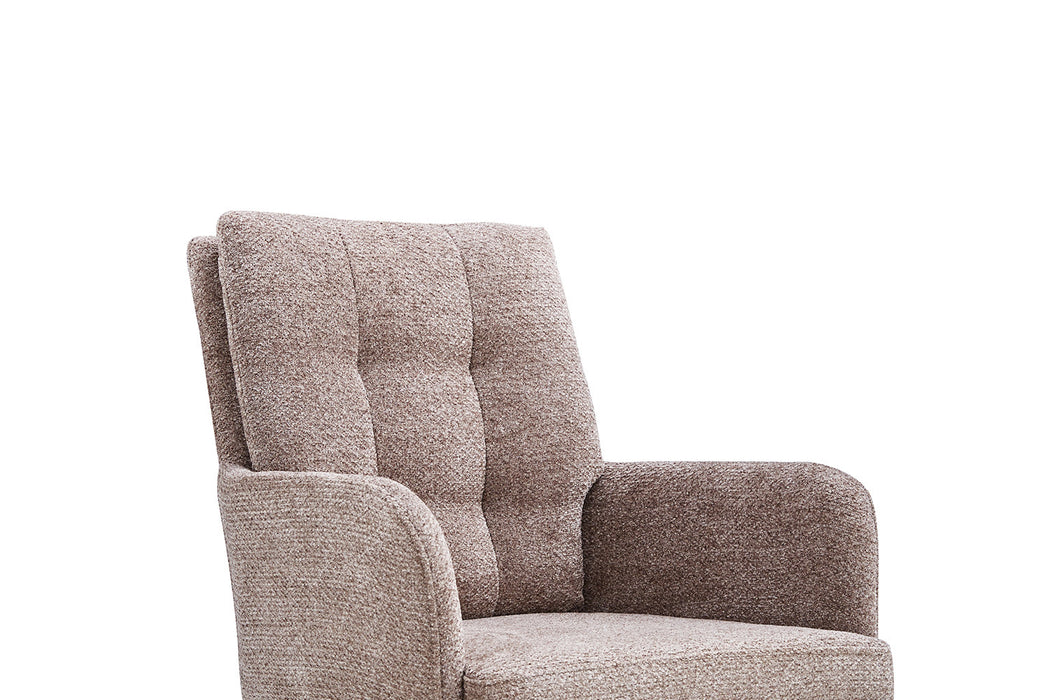 Stoel 'Granada' Draaibaar tot 0 Stof Davis Bliss 75-18 Zand (2 per doos)