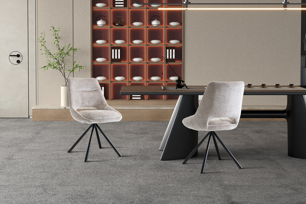 Stoel 'Dante' Stof Beige (2 per doos)