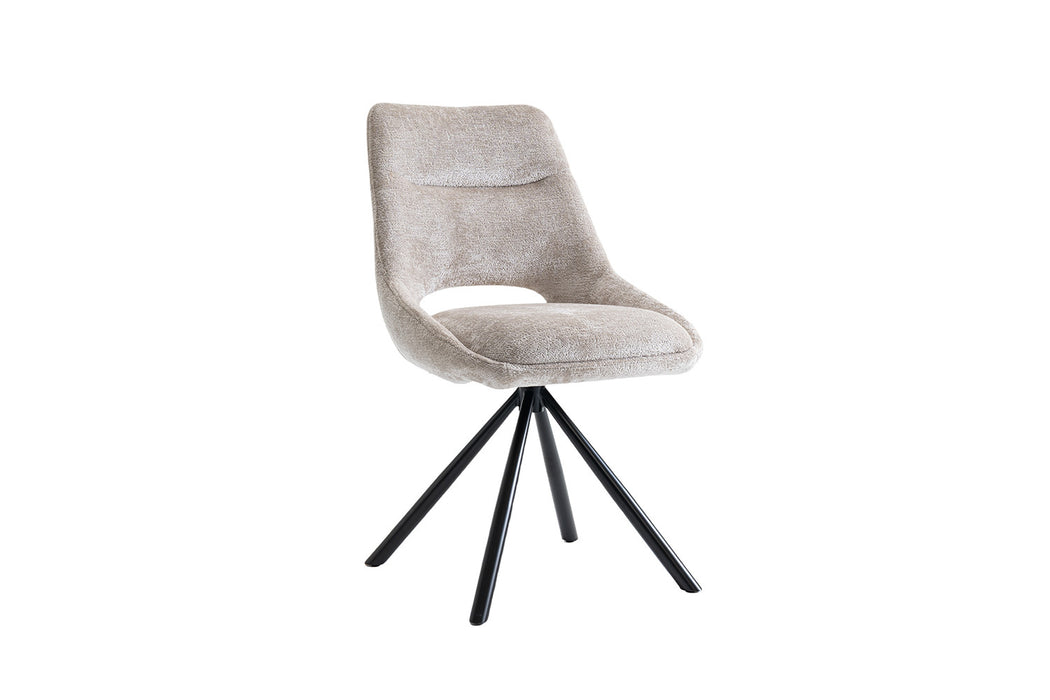 Stoel 'Dante' Stof Beige (2 per doos)