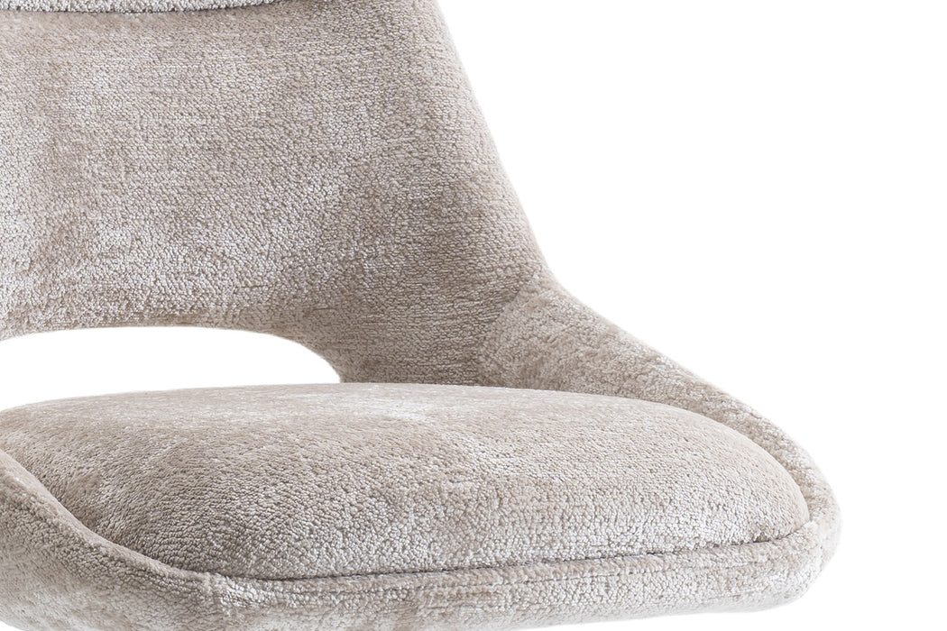 Stoel 'Dante' Stof Beige (2 per doos)