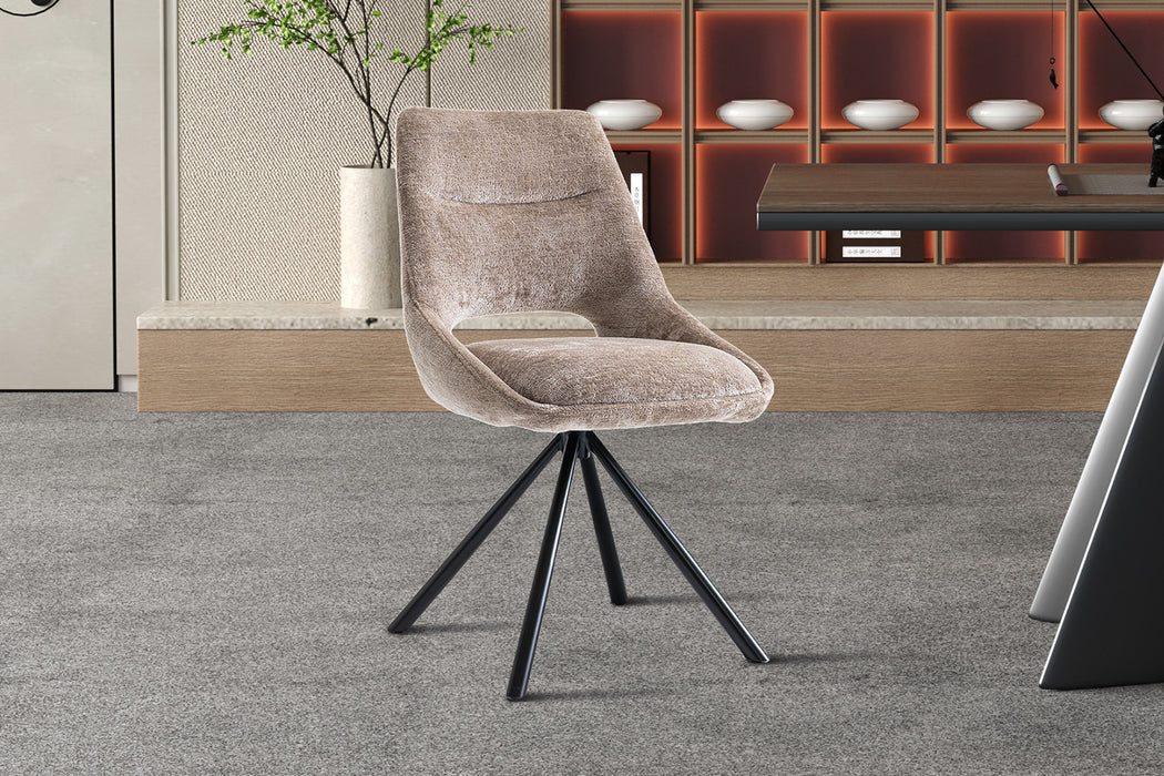 Stoel 'Dante' Stof Taupe (2 per doos)