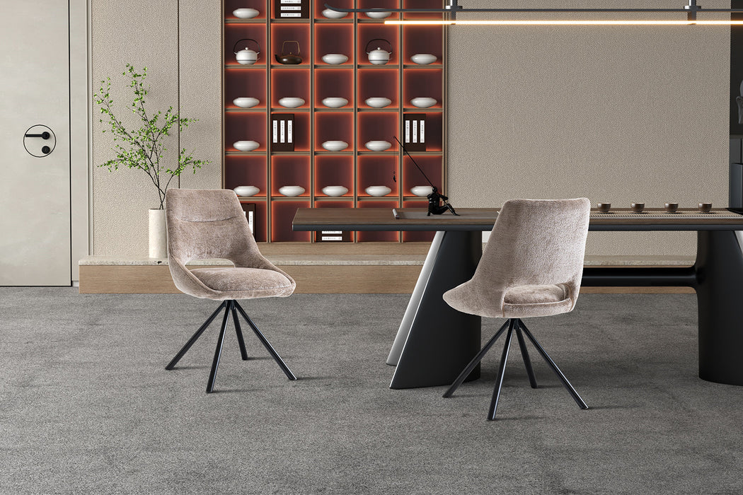 Stoel 'Dante' Stof Taupe (2 per doos)