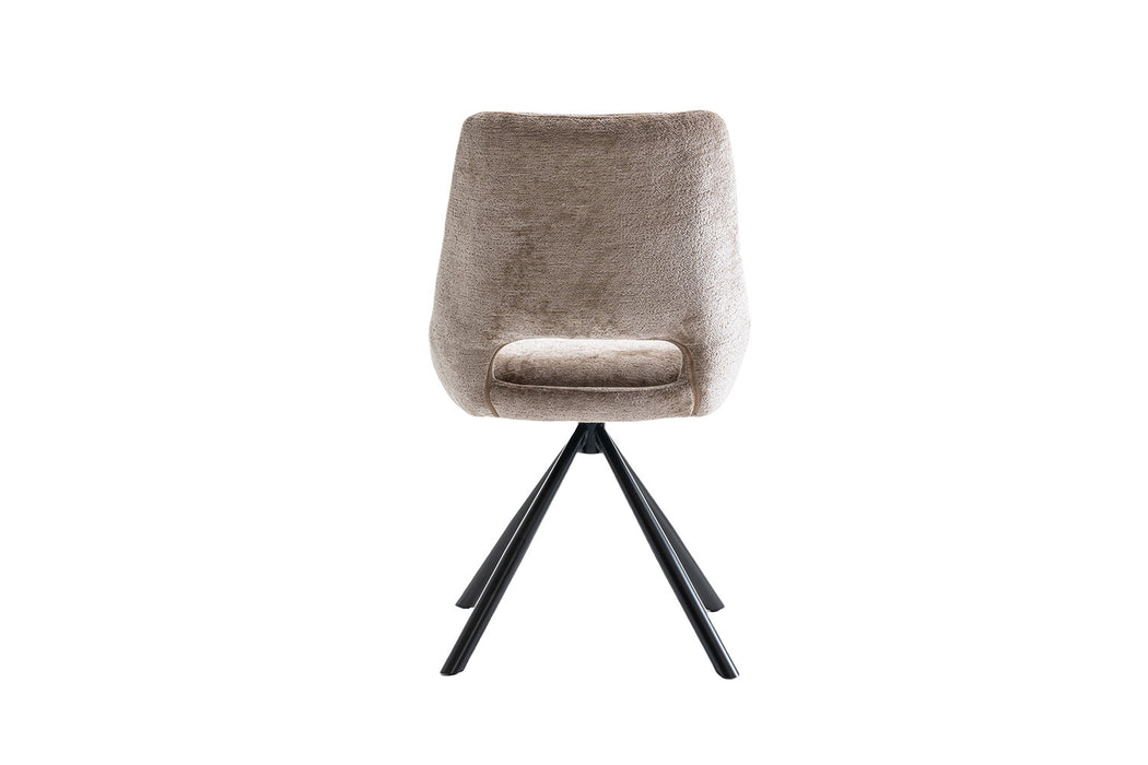 Stoel 'Dante' Stof Taupe (2 per doos)