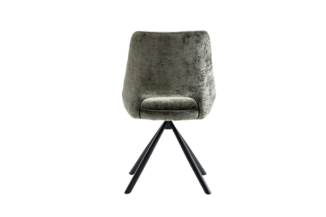 Stoel 'Dante' Stof Groen (2 per doos)