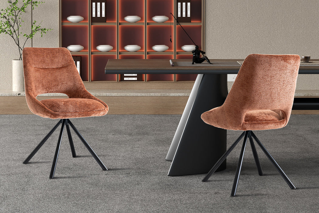 Stoel 'Dante' Stof Roest (2 per doos)