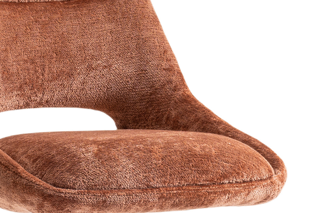 Stoel 'Dante' Stof Roest (2 per doos)