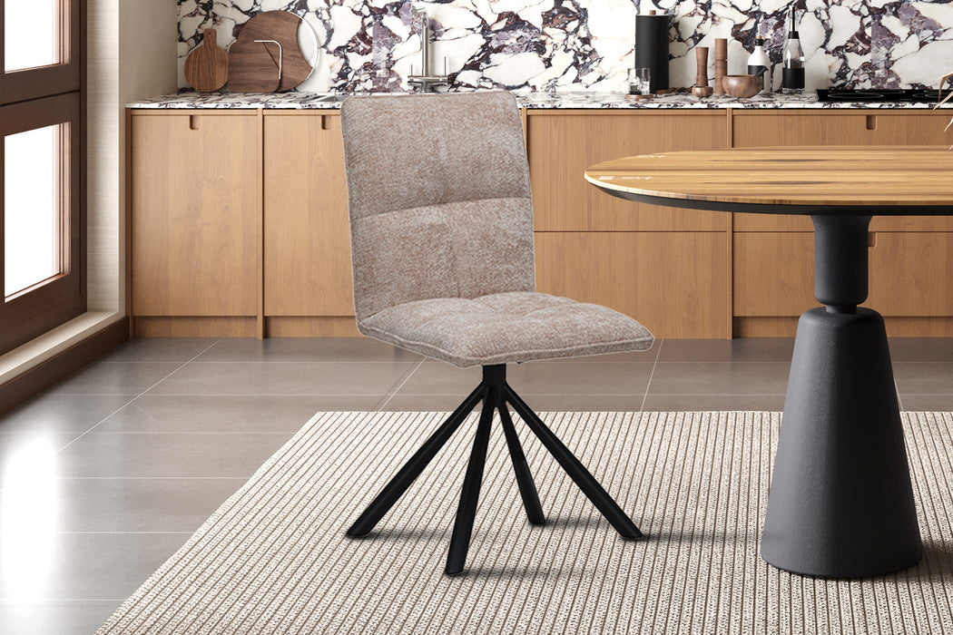 Stoel 'Jack' Draaibaar tot 0 Stof Zand (2 per doos)