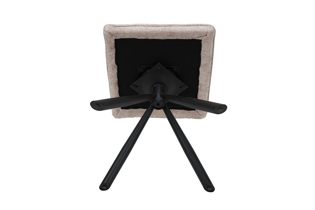 Stoel 'Jack' Draaibaar tot 0 Stof Zand (2 per doos)