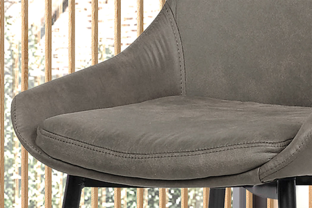 Stoel 'Mirano' Micro fiber PU Grijs (2 per doos)