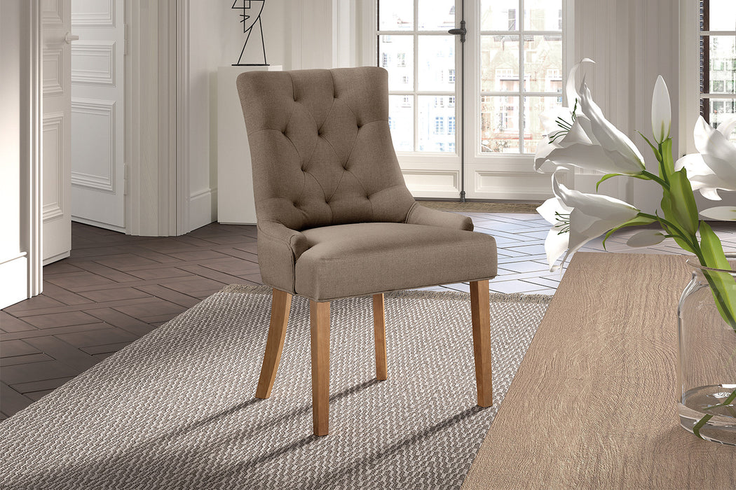 Stoel 'Fancy' Stof Taupe (2 per doos)