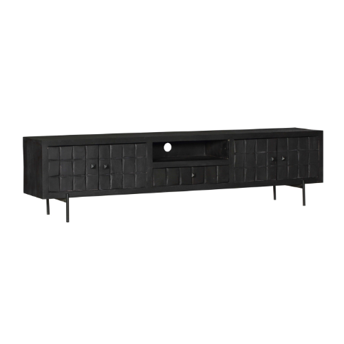 Brandy Black Tv-meubel - 220 cm
