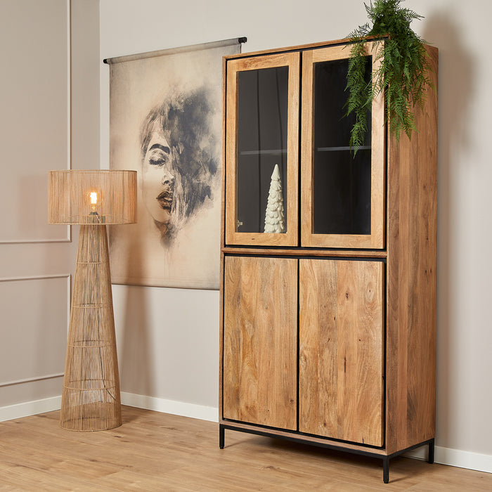 Vitrinekast RichWood - 100 cm