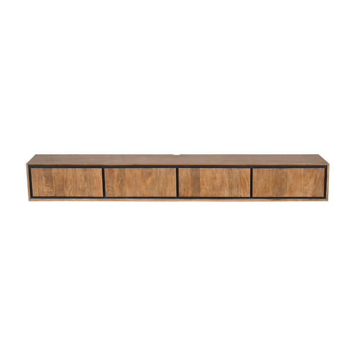 RichWood Zwevend Tv-meubel - 240 cm - Mangohout