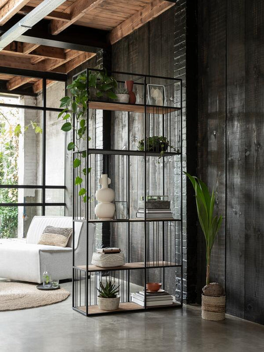 Barra Roomdivider Small - 5 planken - Gerecycled Teakhout