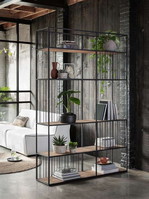 Barra Roomdivider Large - 5 planken - Teakhout