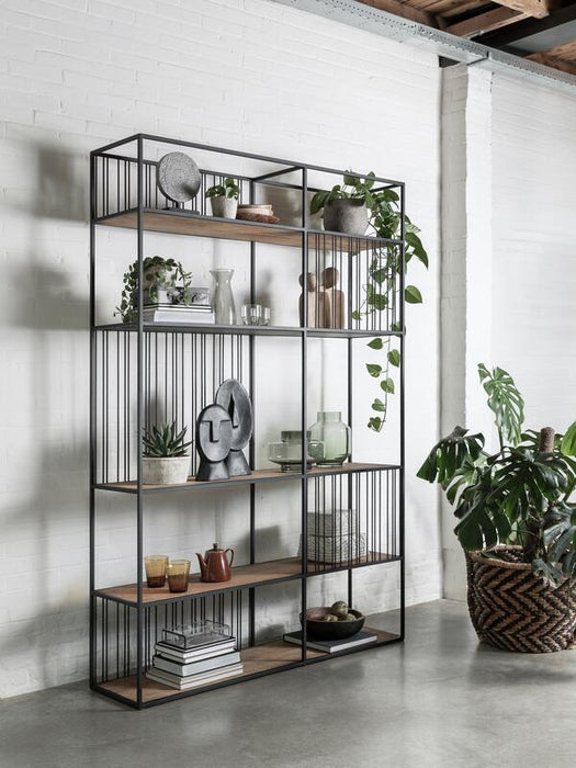 Barra Roomdivider Large - 5 planken - Teakhout