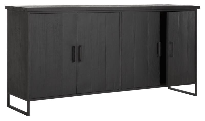 Zwarte Beam Dressoir No. 1 - 4 Deuren