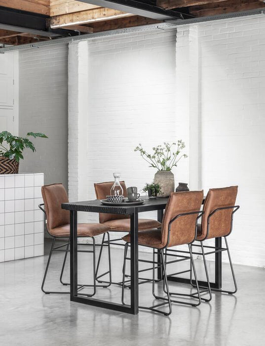 Beam Countertafel Zwart - 90x150cm