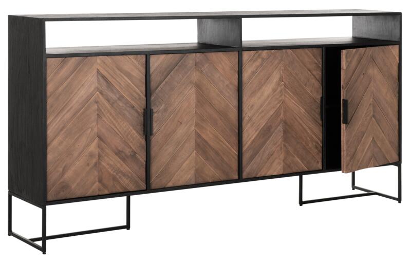 Criss Cross Dressoir No.2 - 4 Deurs met Open Vak