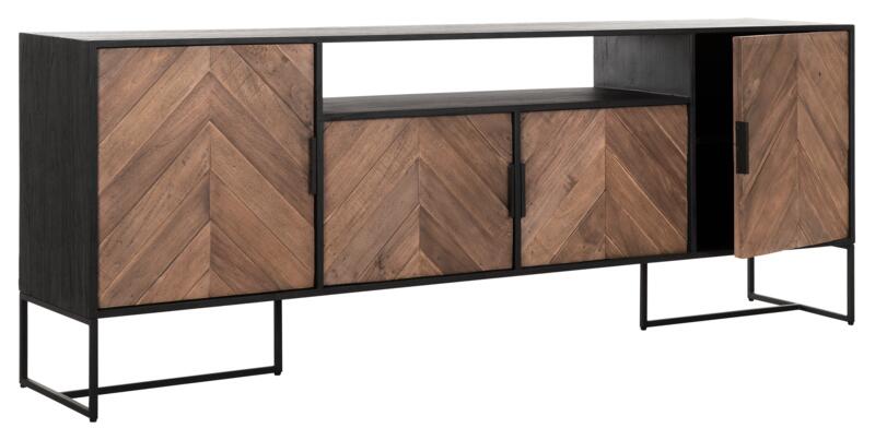 Criss Cross Dressoir No.3 - 4 Deurs met Open Vak