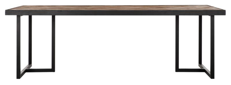 Criss Cross Eettafel - Rechthoekig - Mixed Wood