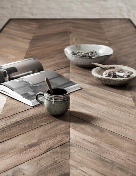 Criss Cross Eettafel - Rechthoekig - Mixed Wood