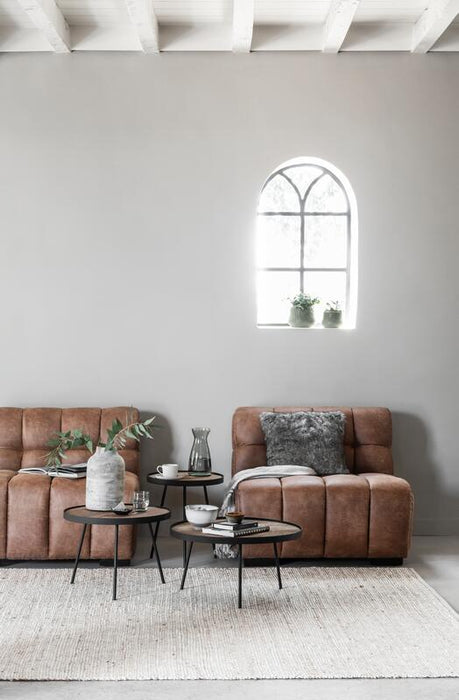 Saturnus Salontafel Large - Natuurlijk Teakhout