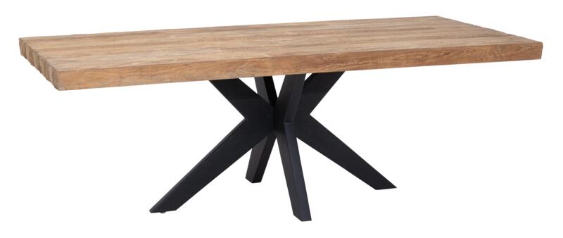 Newton Eettafel - Rechthoekig - Gerecycled Teakhout