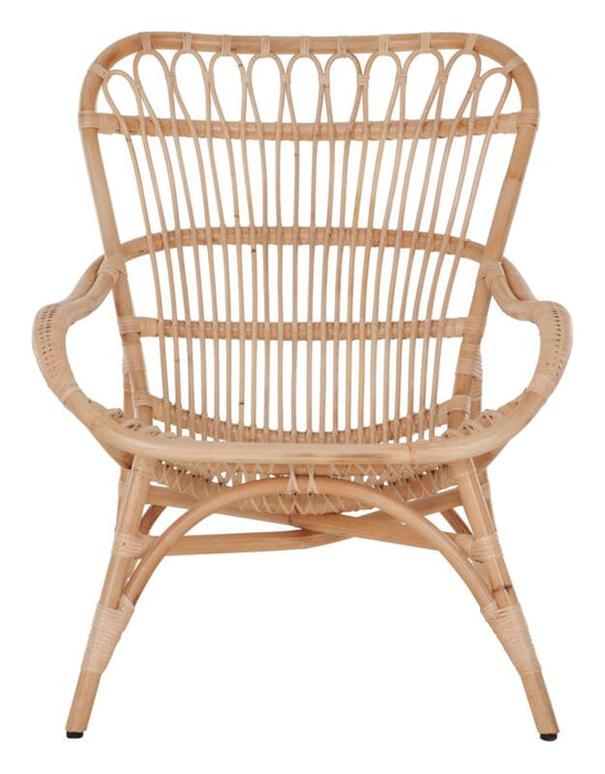 Catania Lounge Chair - Natuurlijk Rattan