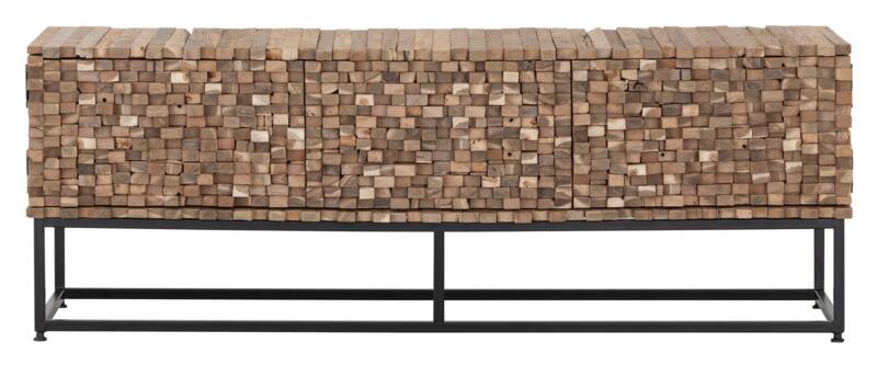 Sticks TV-meubel met 2 deuren en 1 lade - Teak