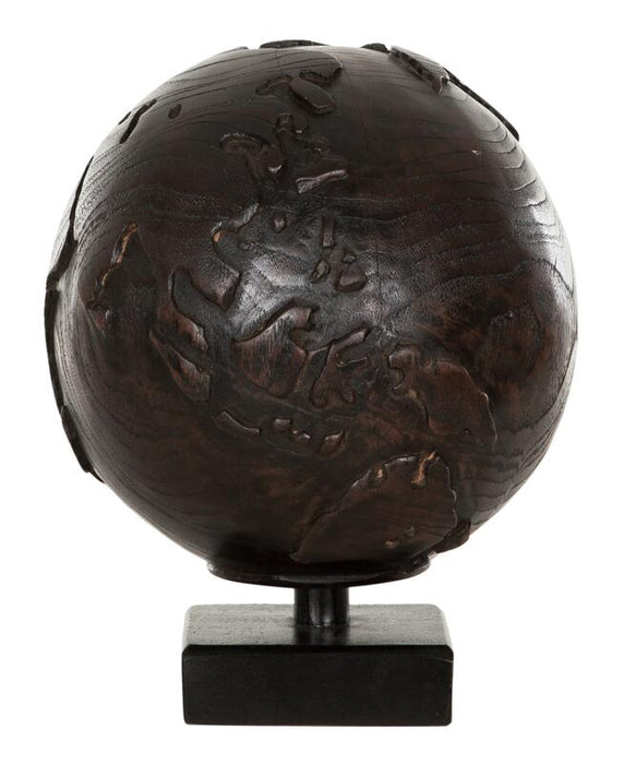 Globe MUST Living Black - Teakhouten Decoratie