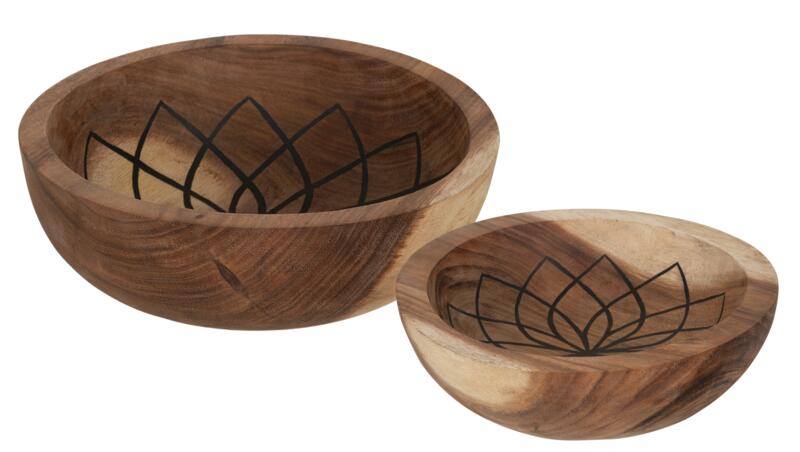 Bowls Mandala Lotus, set of 2 - ORDER by 2 pcs