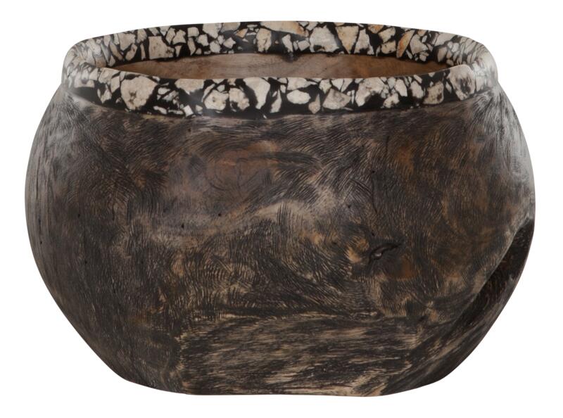 Bowl Coral - Teakhouten Decoratieve Kom